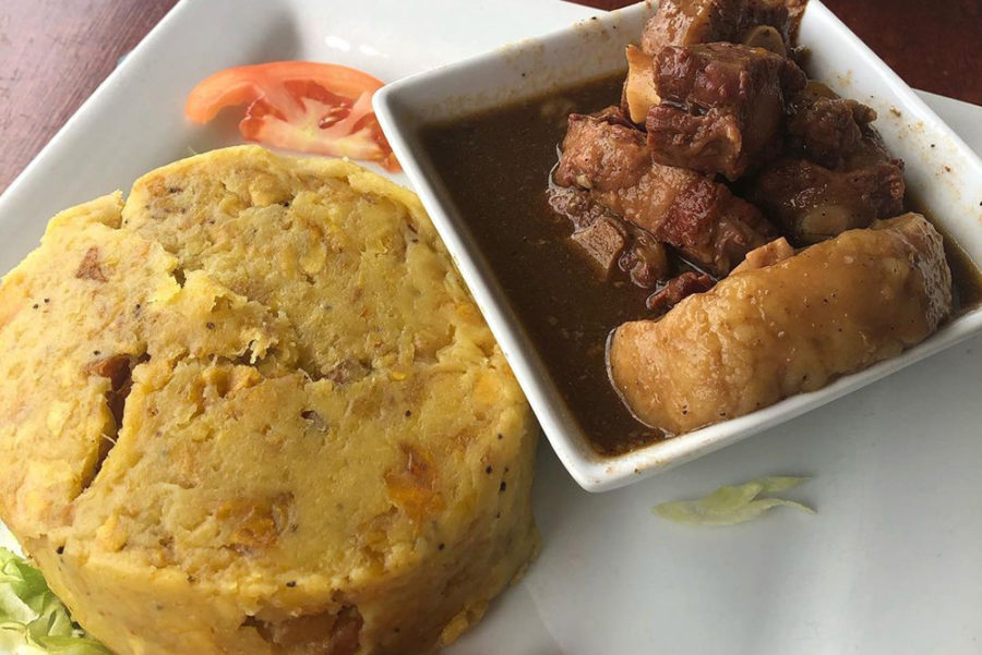 Dominican food from Milly's Restaurant in Miami, FL.