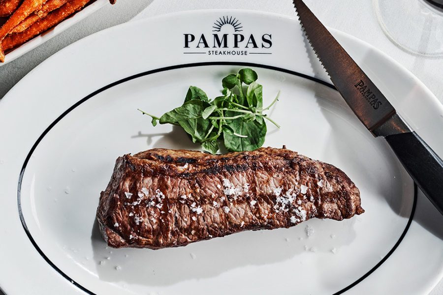 Steak from Pampas Steakhouse in Atlanta, GA.