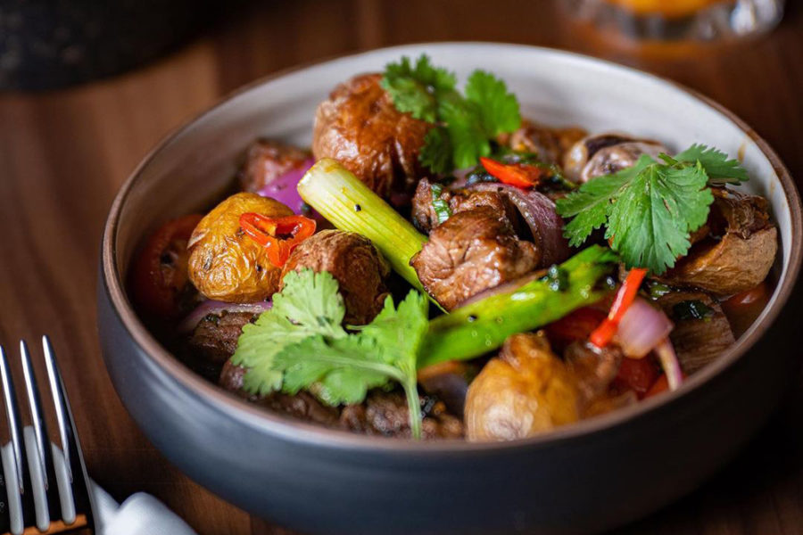 A Peruvian dish from Baby Brasa in NYC